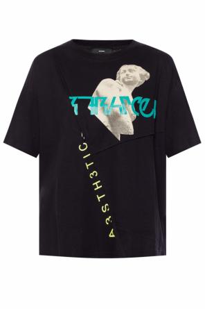 Sewn-in zip t-shirt, zdjęcie 1 Sewn-in zip t-shirt od Diesel